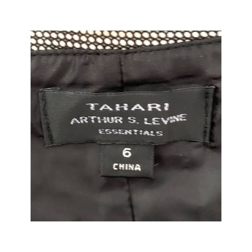 Tahari Sleeveless Wide Neck Pattern Sheath Dress - Picture 9 of 10